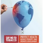 Say NO to tobacco poster WHO 2019