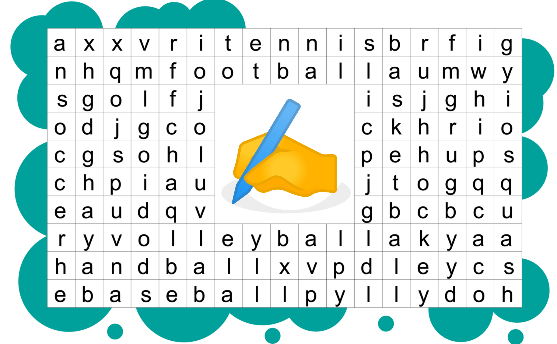 δραστηριότητες για παιδιά & εφήβους - παιχνίδια - κρυπτόλεξο